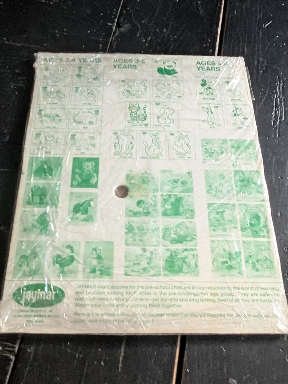 Vintage 60s Walt Disney Huey and Dewey 12-Piece Jigsaw Puzzle Collectible